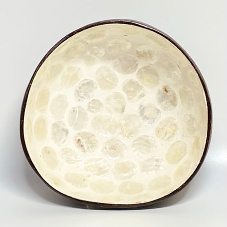 Coconut Bowl with Mother of Pearl